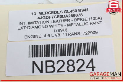 12-19 Mercedes X166 GL450 ML400 GLE350 Front Right Side Door Control Module Unit