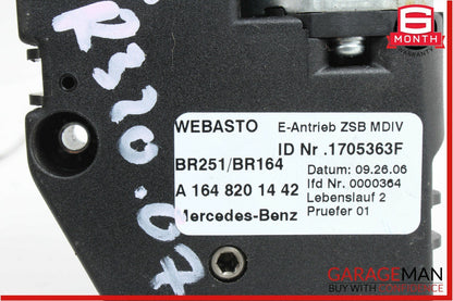 06-12 Mercedes R320 ML350 GL450 Pano Panoramic Sunroof Sun Roof Motor Unit