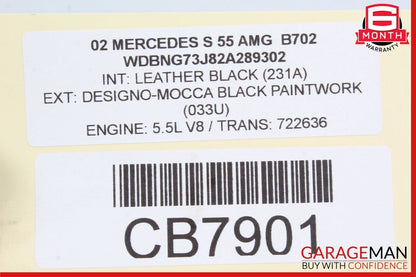 00-06 Mercedes CL55 S55 CLK55 AMG Voice Command Control Module 2208202185 OEM