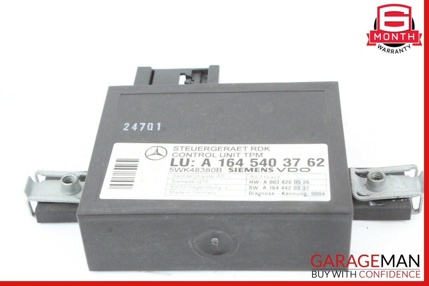 06-09 Mercedes W211 E350 GL450 ML350 Tire Pressure Control Module 1645403762 OEM