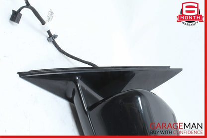 10-13 Mercedes W212 E350 Front Left Driver Side Door Rear View Mirror Black OEM