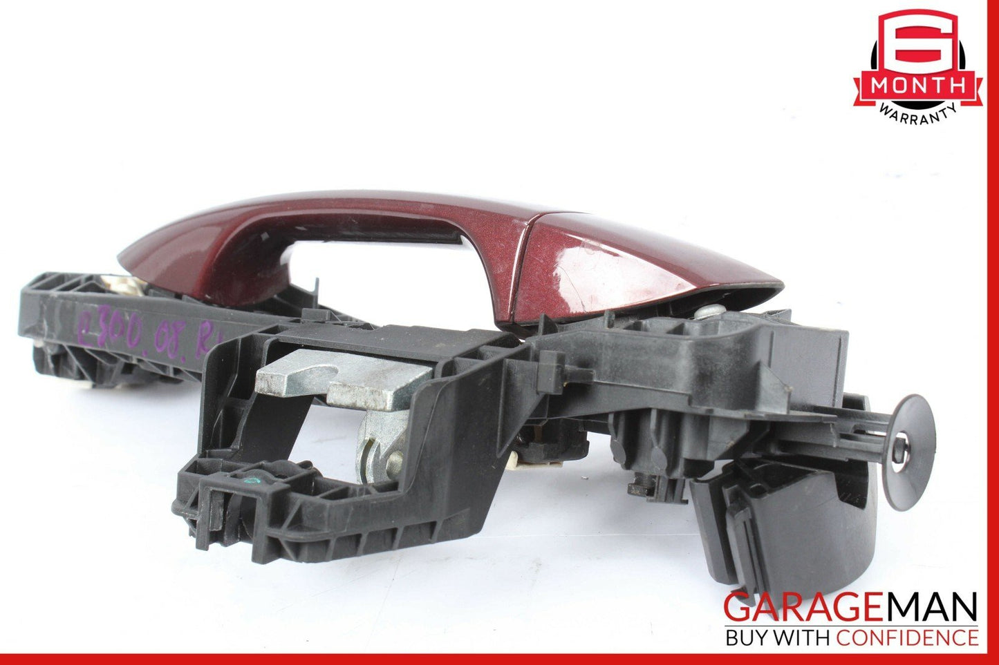 08-11 Mercedes W204 C300 C350 Rear Left Driver Side Exterior Door Handle Red
