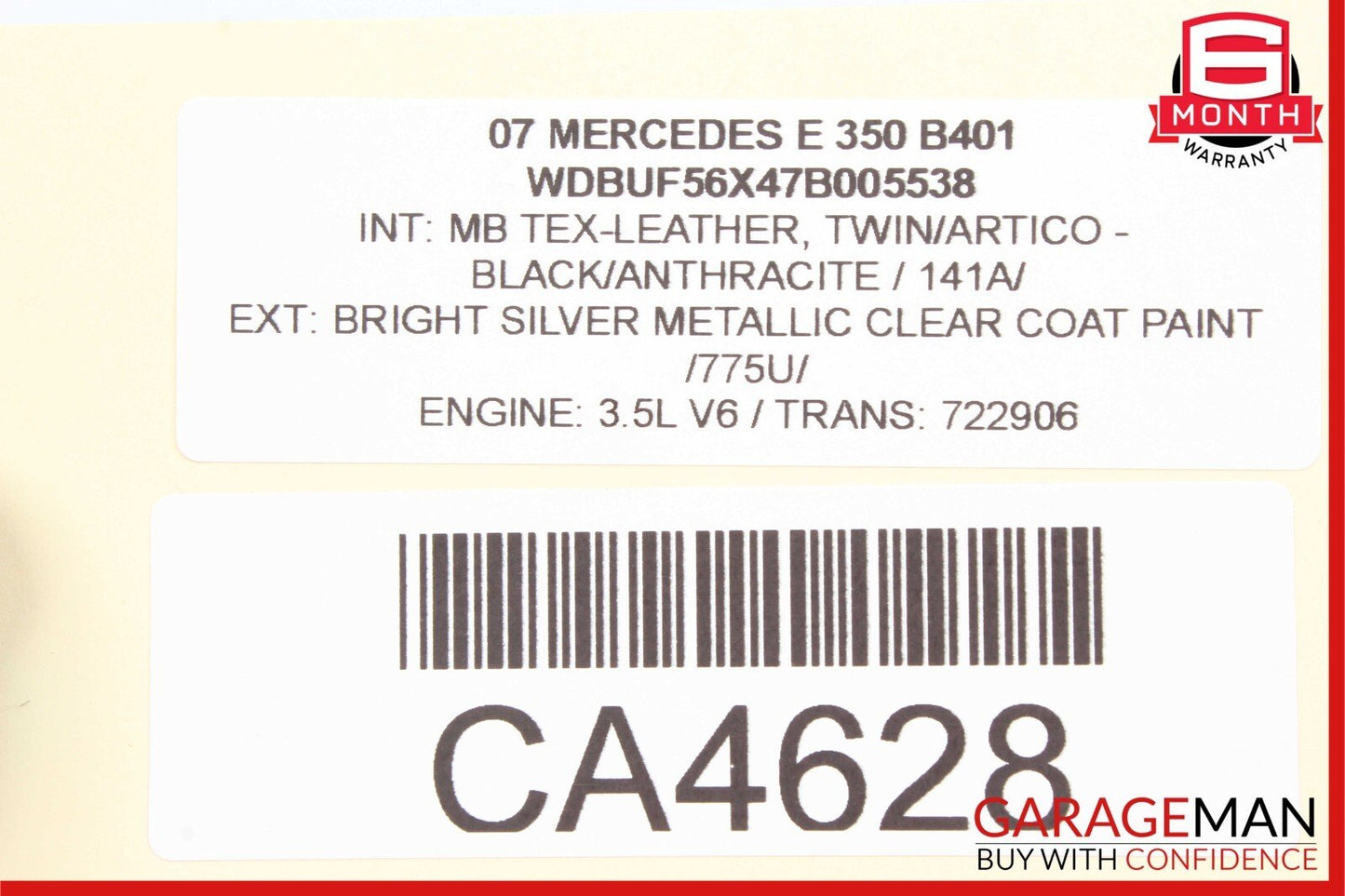 03-11 Mercedes W219 CLS550 E350 E550 BCM Body Control Module Unit OEM