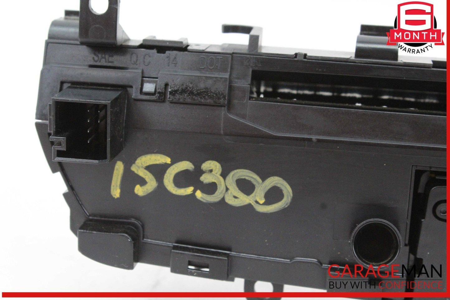 15-18 Mercedes W205 C300 Front Center Dash Hazard Control Switch w/ Clock OEM