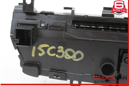 15-18 Mercedes W205 C300 Front Center Dash Hazard Control Switch w/ Clock OEM