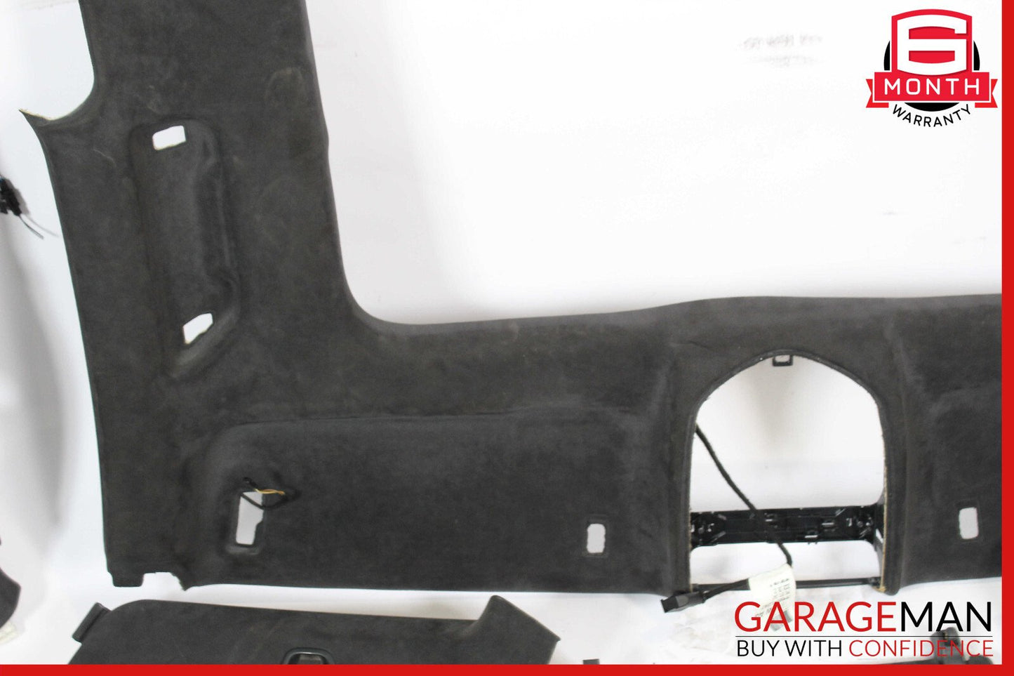 11-14 Porsche Cayenne 958 Headliner Pillar Trim Panel Cover Set Black OEM