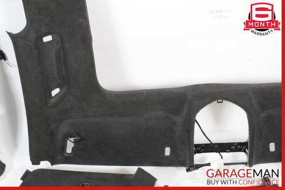 11-14 Porsche Cayenne 958 Headliner Pillar Trim Panel Cover Set Black OEM