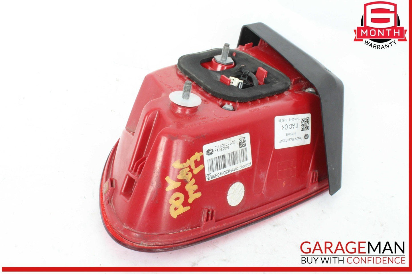 15-18 Porsche Macan 95B Rear Left Side Inner Tail Light Lamp LED 95B945093G OEM