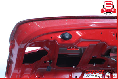 12-18 BMW F30 320I Rear Trunk Lid Deck Shell Panel Cover Red OEM