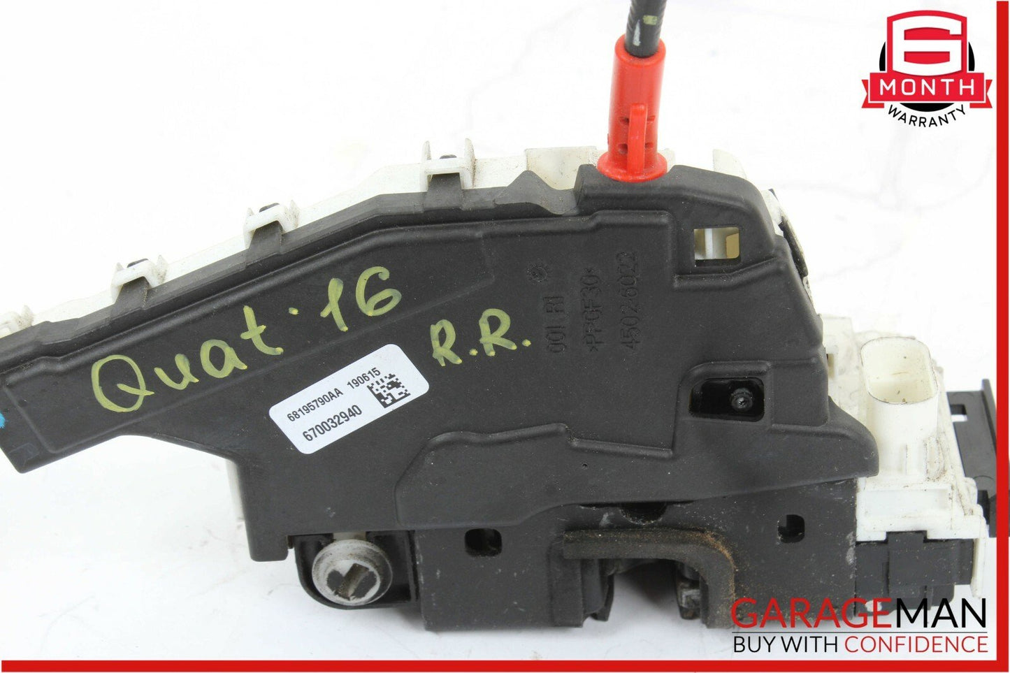 14-18 Maserati Quattroporte Rear Right Passenger Side Door Lock Latch Actuator