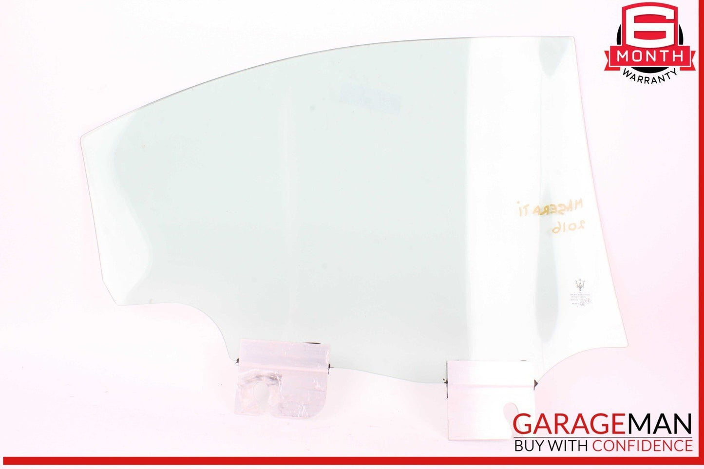 14-22 Maserati Ghibli M157 Rear Left Driver Side Door Window Glass OEM