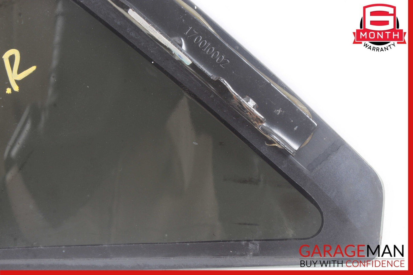 04-09 Cadillac XLR Rear Right Passenger Side Quarter Window Glass 170010002 OEM