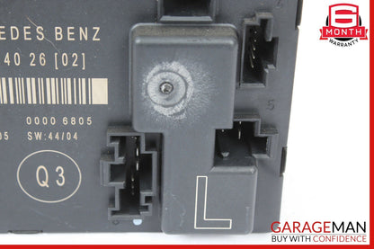 03-09 Mercedes W211 E350 E63 AMG Rear Left Driver Side Door Control Module Unit