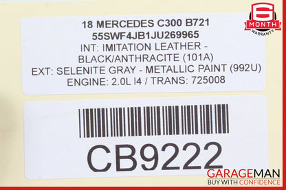 15-20 Mercedes W205 C300 ABS Anti Lock Brake Pump Control Module Unit OEM