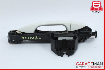 12-14 Mercedes W204 C300 Rear Driver Side Left Exterior Door Handle White OEM