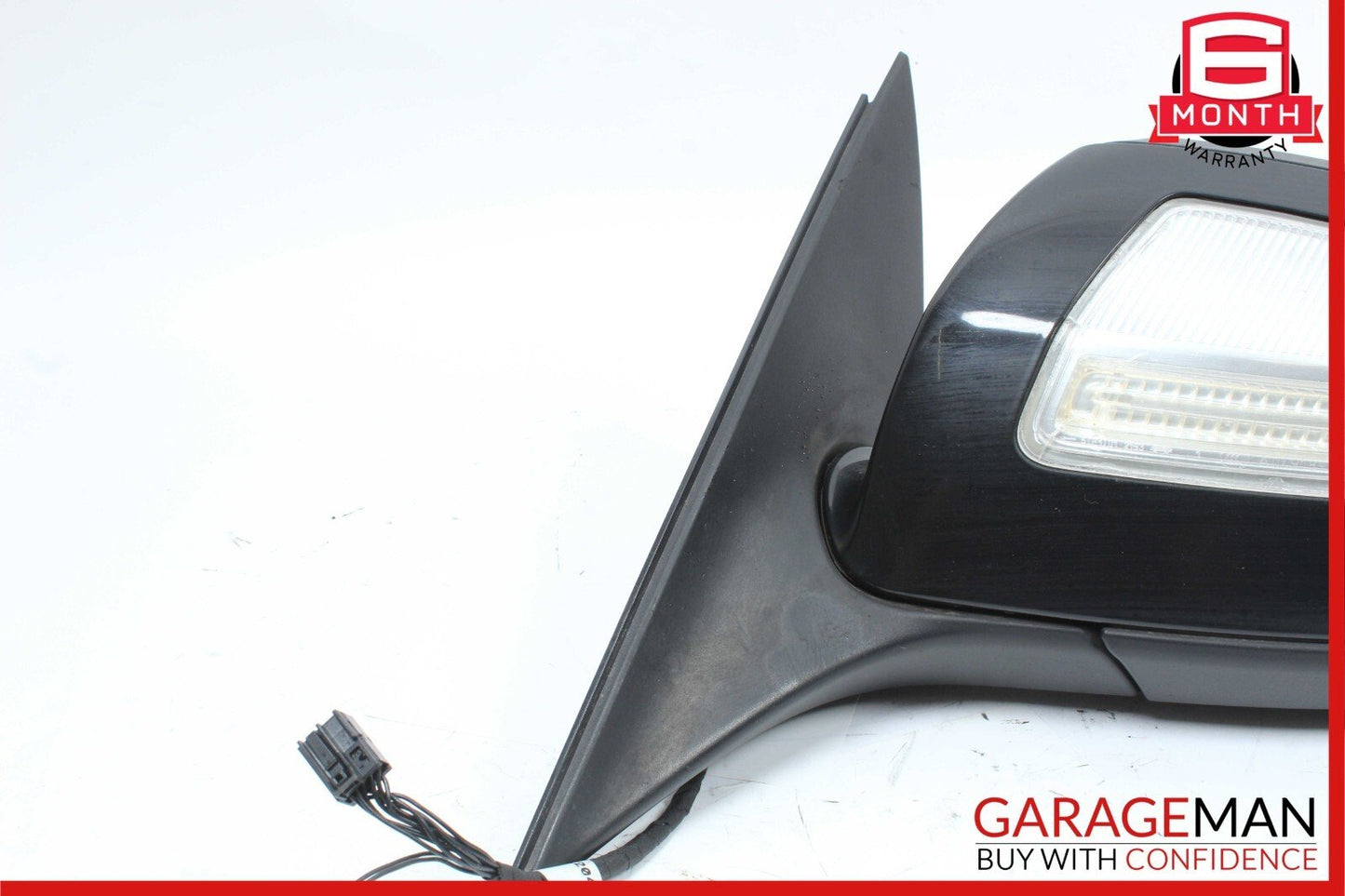 08-09 Mercedes W204 C350 C63 AMG Front Left Side Mirror Rear View Door Black OEM