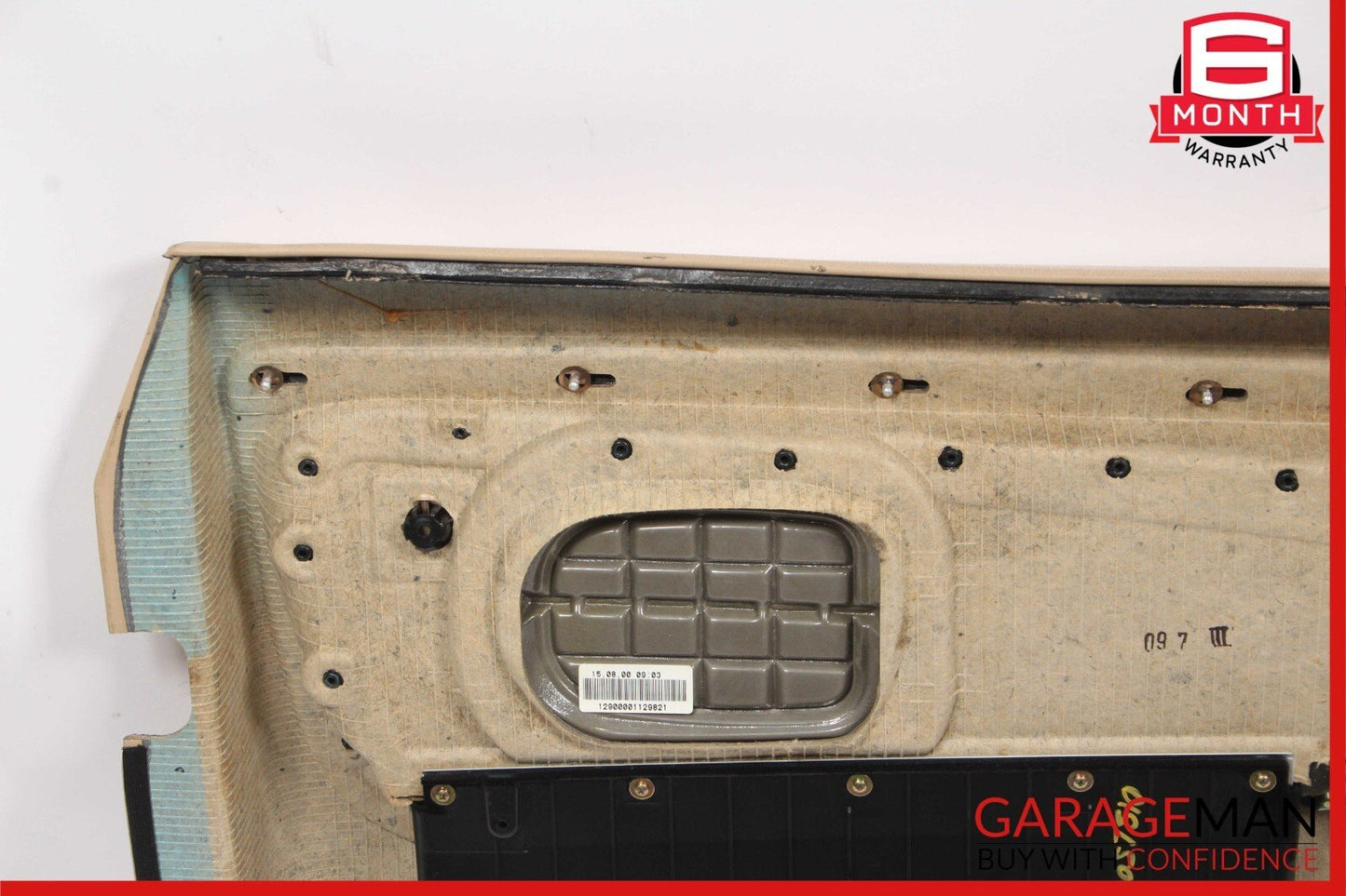 96-02 Mercedes R129 SL500 Front Right Side Interior Door Panel Leather Saffron