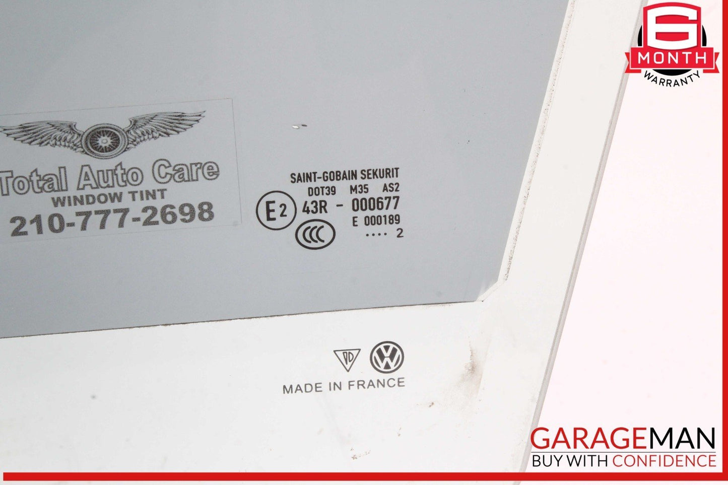 11-18 Porsche Cayenne 958 Front Left Driver Side Door Window Glass OEM