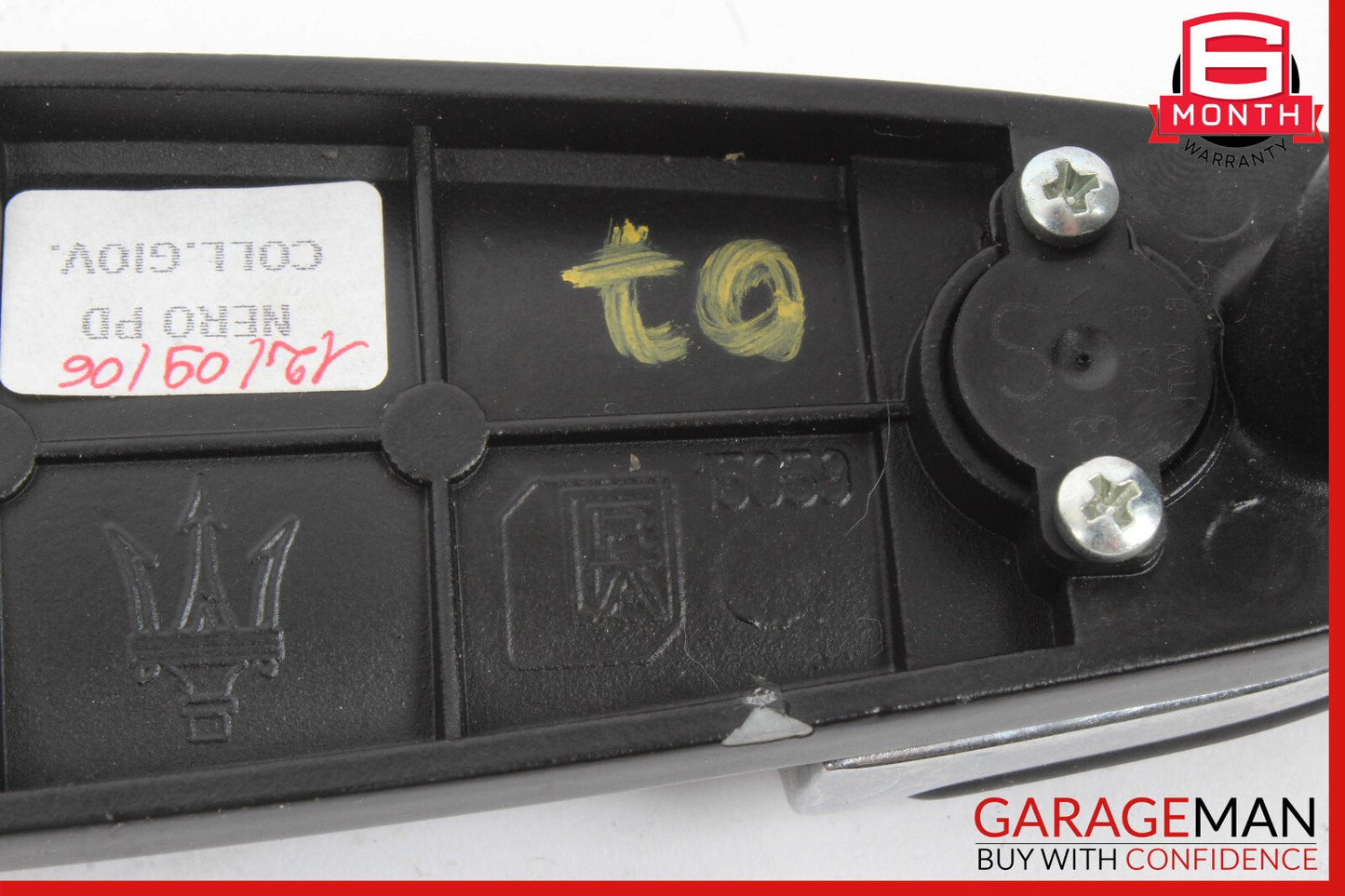 03-13 Maserati Quattroporte M139 Interior Roof Grab Handle Rear Right Side OEM