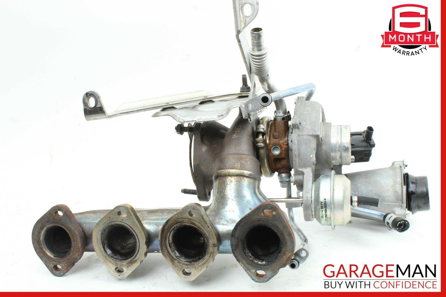 12-14 Mercedes W204 C250 Engine Motor Turbocharger Exhaust Manifold Header OEM