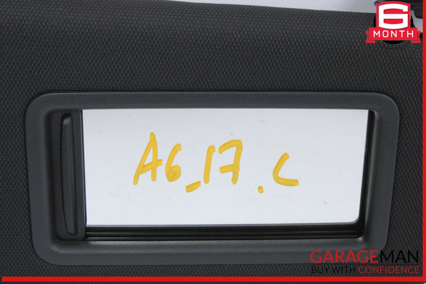 16-18 Audi A6 A7 Front Right Side Sun Visor Sunvisor Black 4G0857552N OEM