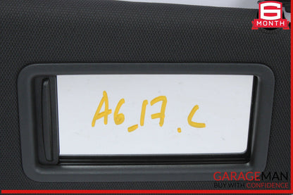 16-18 Audi A6 A7 Front Right Side Sun Visor Sunvisor Black 4G0857552N OEM
