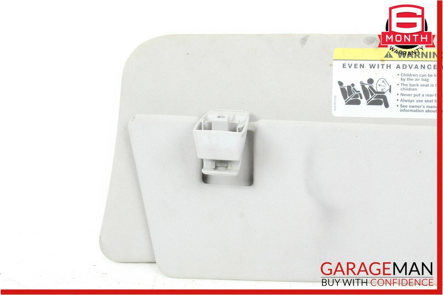 06-12 Mercedes X164 GL450 ML550 Front Right Side Sun Visor Sunvisor Shade Grey