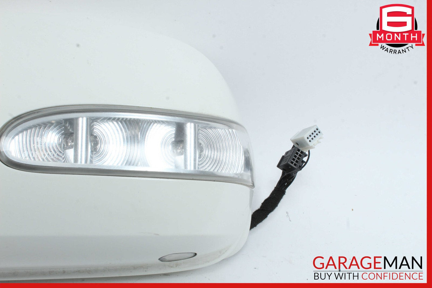 07-08 Mercedes X164 GL450 Front Left Side Mirror Door Rear View White OEM