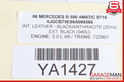 06-10 Mercedes W251 R500 Front Headrest Screen Monitor Display OEM