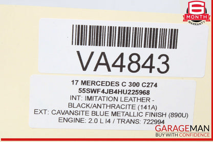 15-20 Mercedes W205 C300 Rear Left or Right Suspension Upper Control Arm OEM