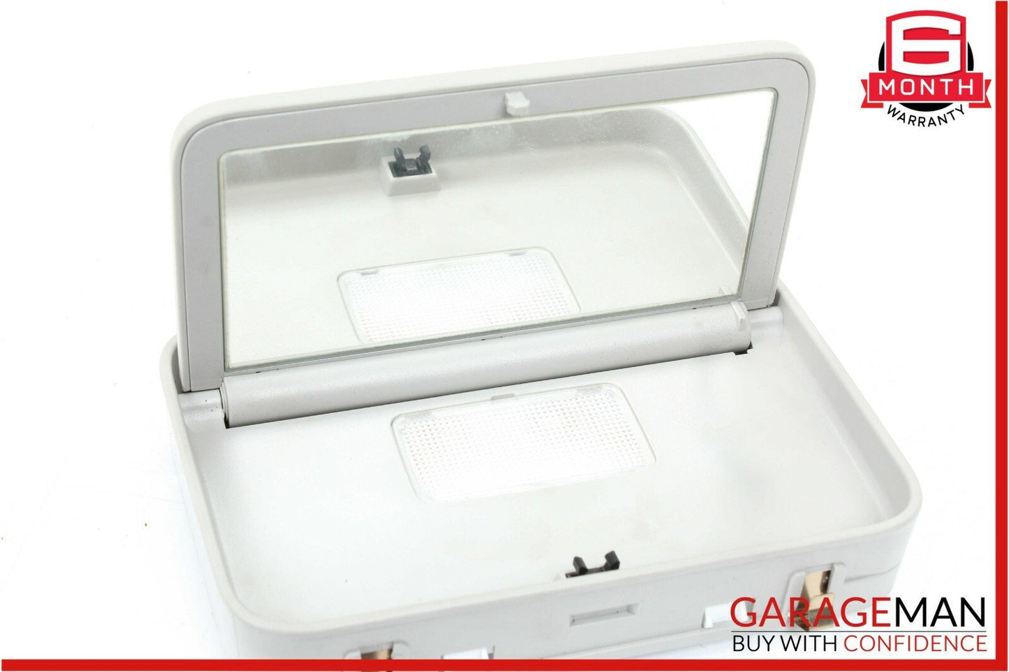 10-13 Mercedes W221 S400 S550 Rear Right & Left Overhead Vanity Mirror Set Grey