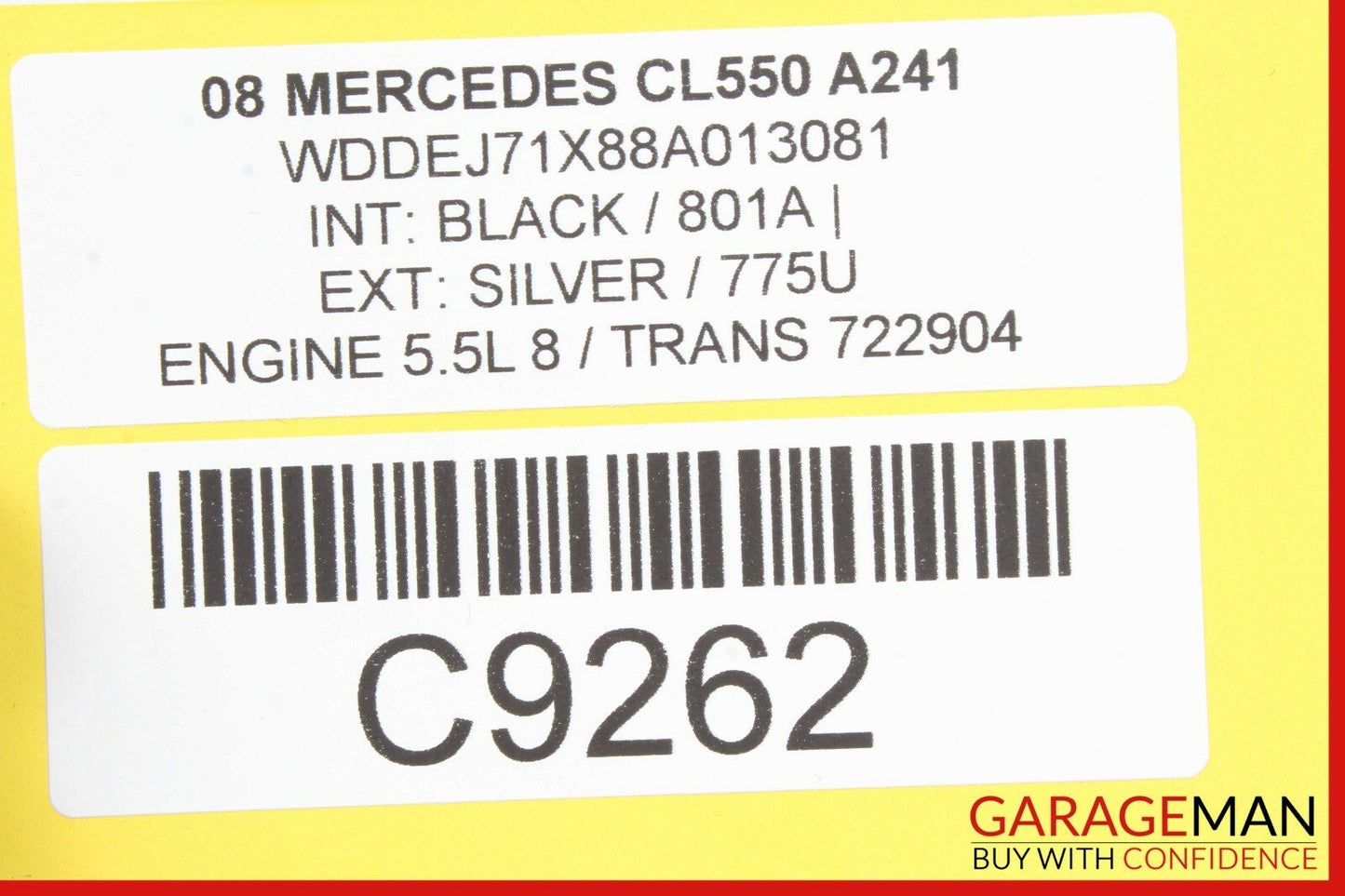 07-13 MERCEDES W216 CL550 FRONT RIGHT UNDER SEAT CONTROL MODULE Q1 OEM