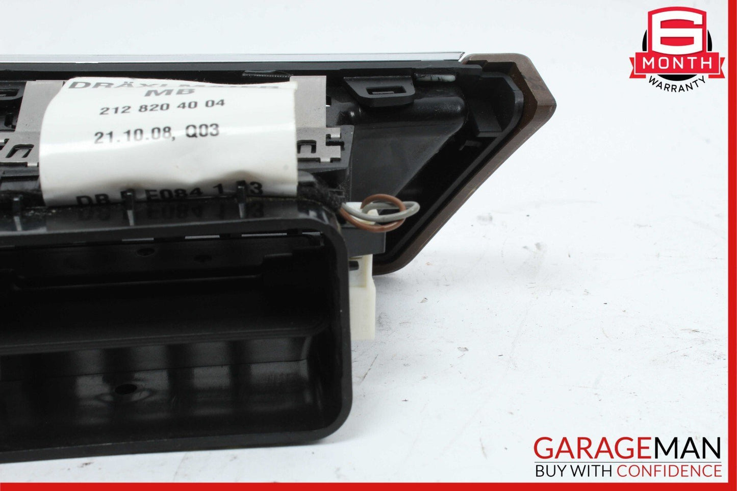 10-14 Mercedes W212 E350 4MATIC Dashboard Dash AC A/C Air Vent Left Trim Wood