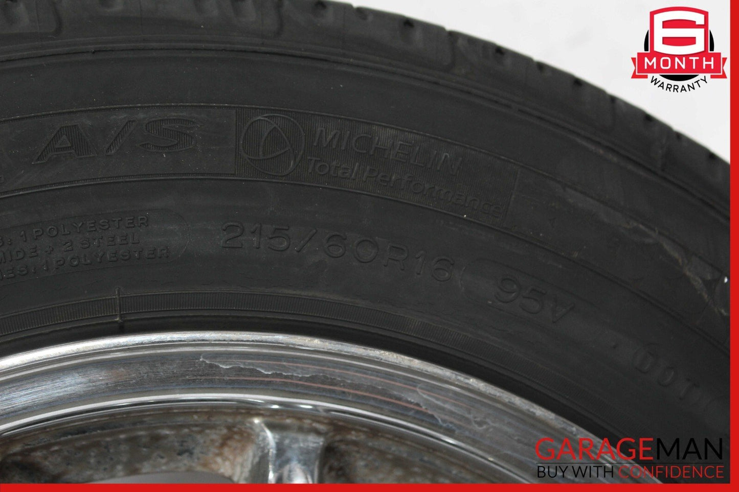 90-02 Mercedes R129 SL320 SL500 SL600 8 x 16 R16 Wheel Tire Rim Chrome OEM