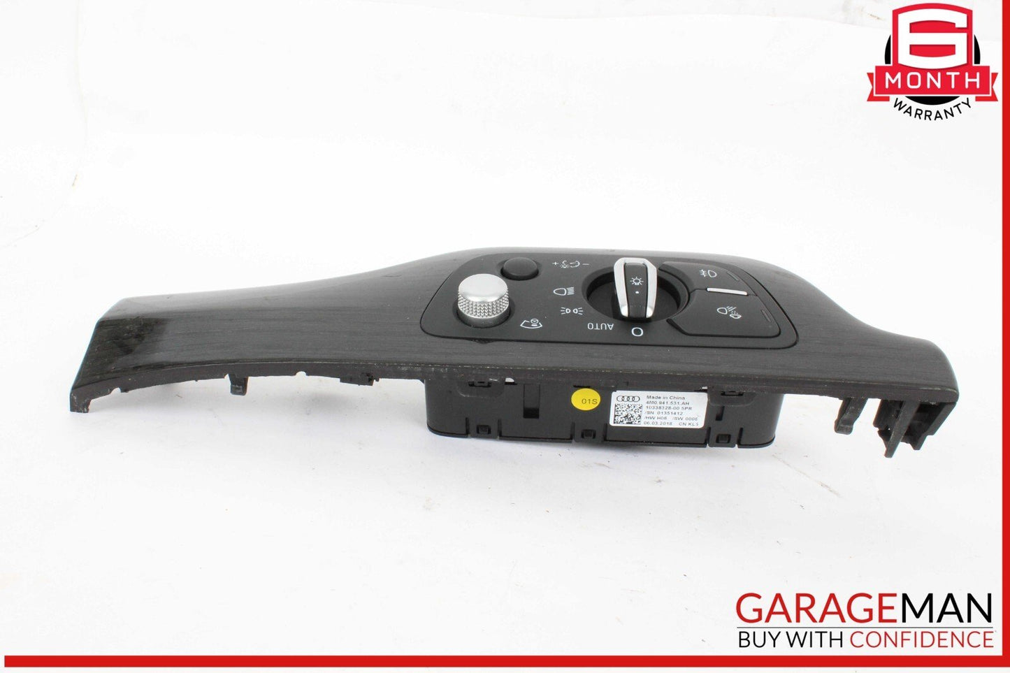 17-19 Audi Q7 Dash Dashboard Headlight Head Light Lamp Control Switch OEM