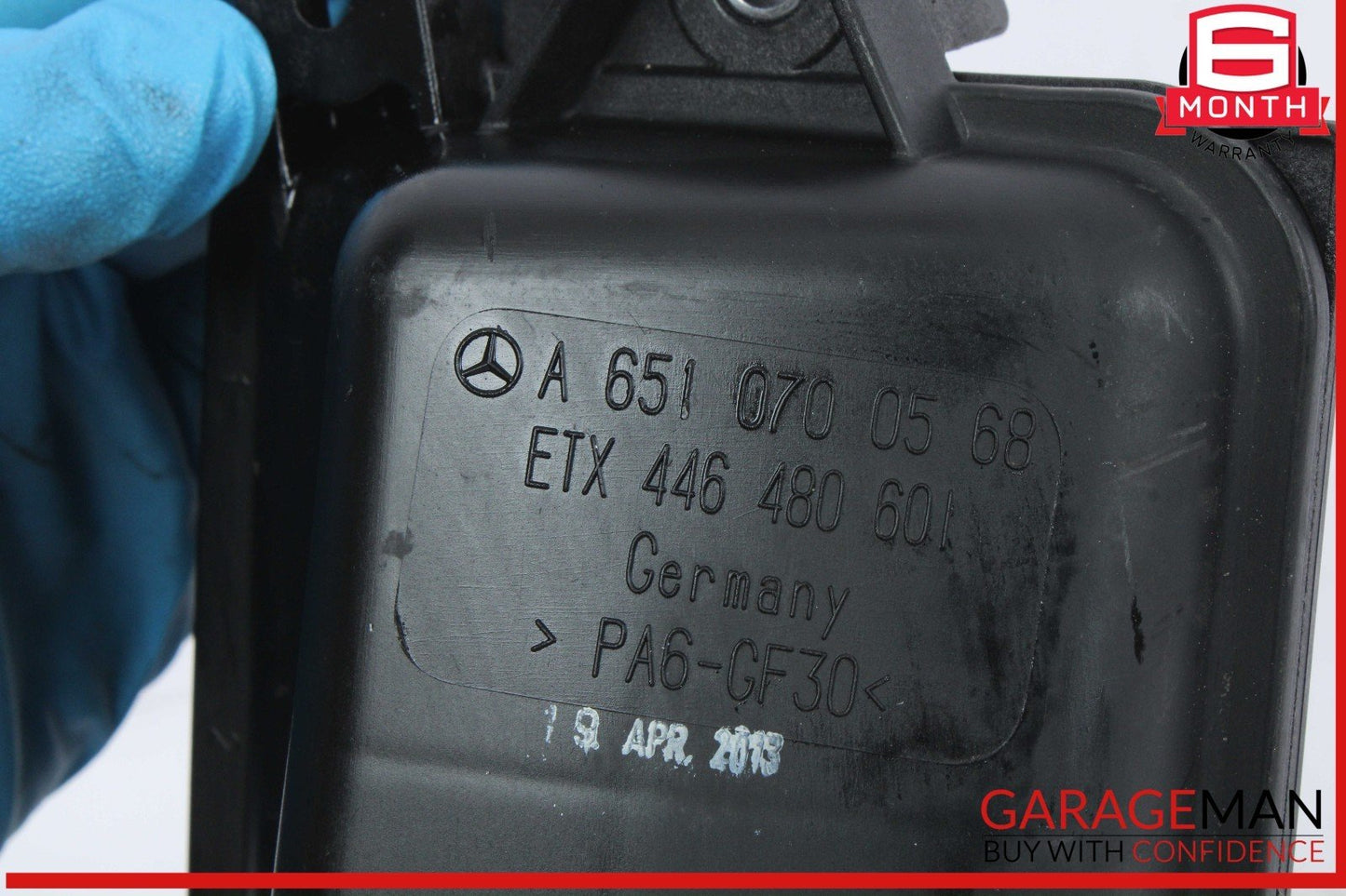 13-15 Mercedes X204 GLK250 Engine Vacuum Air Pressure Tank 6510700568 OEM