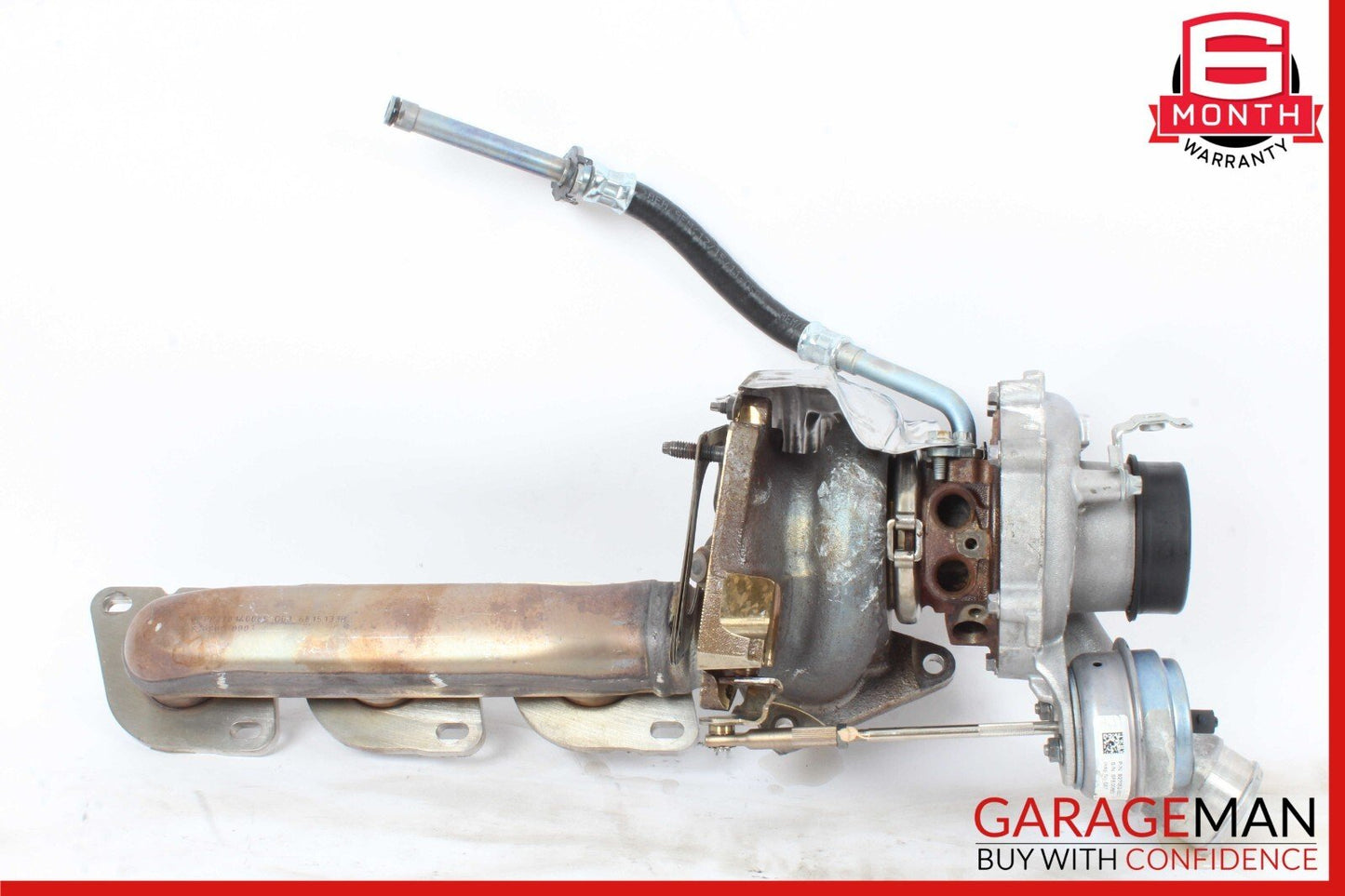 11-18 Mercedes W222 S550 CL550 Left Side Turbocharger Turbo Charger Manifold OEM