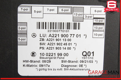 07-13 Mercedes W221 S400 S550 Rear Right or Left Side Door Control Module OEM