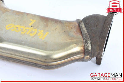 12-18 Mercedes W218 CLS550 4.6L Left Exhaust Pipe Adapter 2781400908 OEM