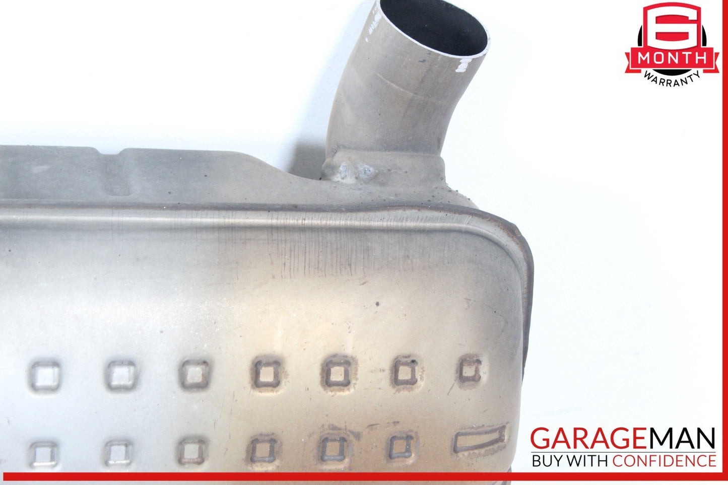 12-15 BMW E84 X1 Rear Section Exhaust Muffler Barrel Assembly OEM