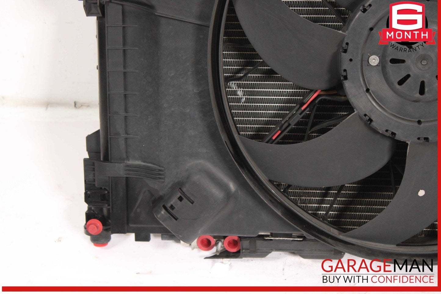 05-09 Mercedes W203 C320 Engine Cooling Radiator AC A/C Condenser Assembly OEM