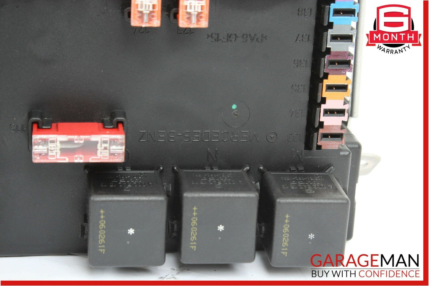 07-13 Mercedes W221 S550 CL550 Rear Trunk SAM Fuse Box Relay Block Assembly OEM