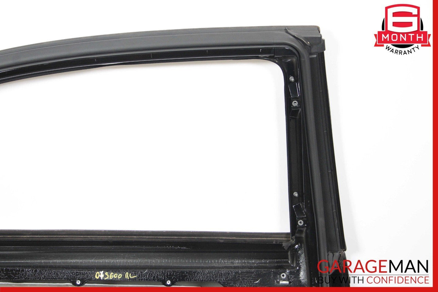07-13 Mercedes W221 S550 S600 Rear Left Driver Side Exterior Door Shell Black