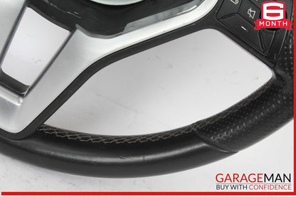 14-19 Mercedes W117 CLA250 Steering Wheel w/ Paddle Shifters Black OEM