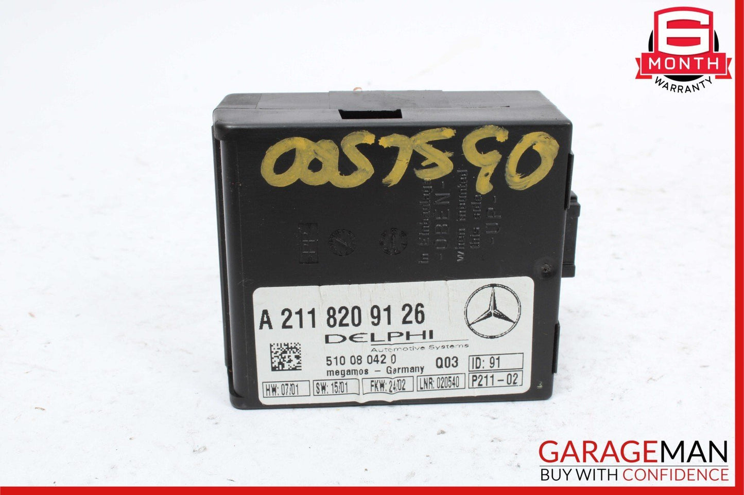 Mercedes SL500 S430 CLK500 CL500 E320 CL55 AMG Anti Theft Alarm Module Unit OEM
