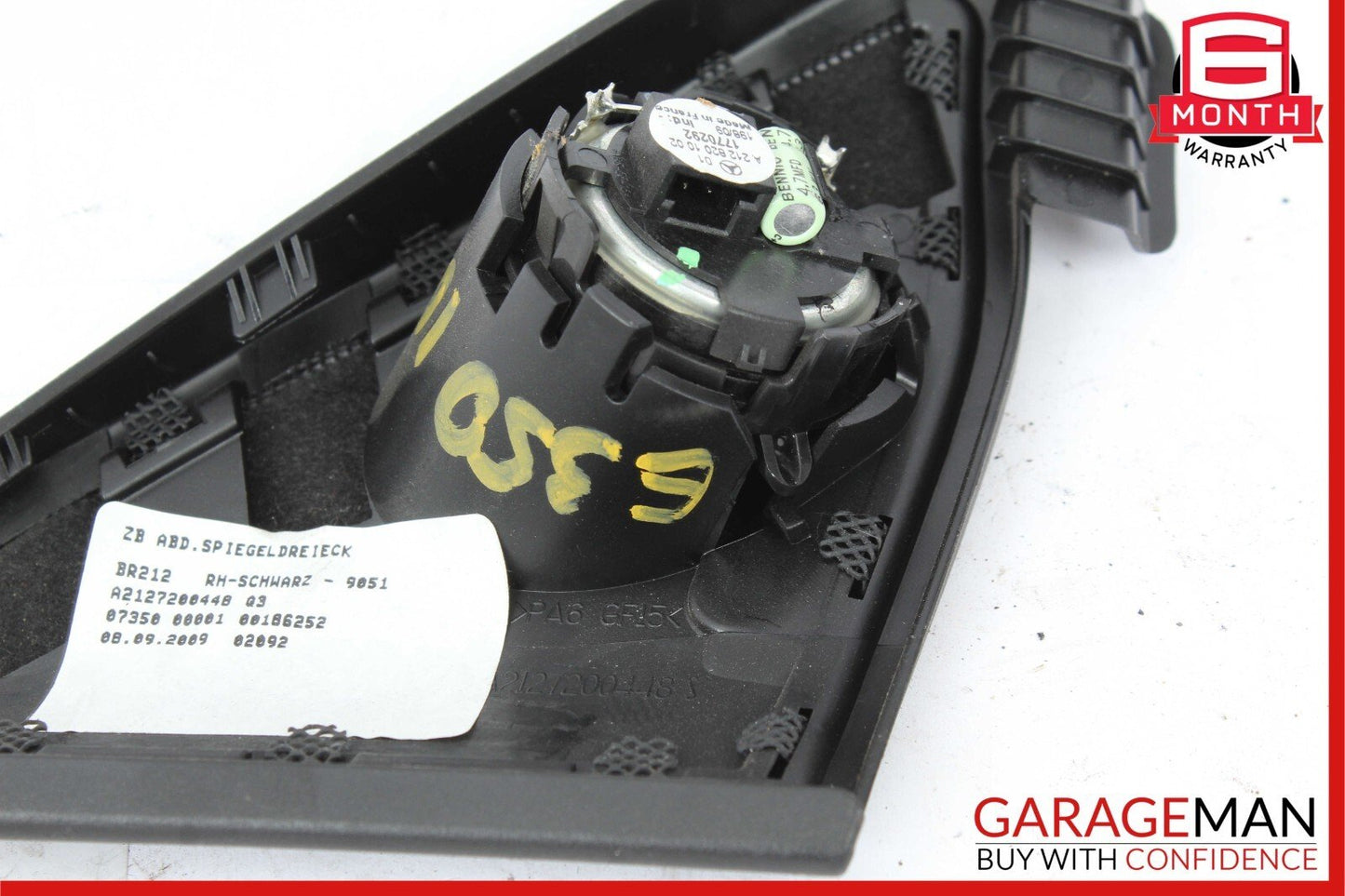 10-16 Mercedes W212 E350 E250 Front Right Side Door Panel Tweeter Speaker Cover