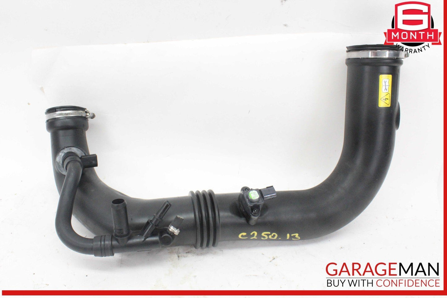 08-14 W204 C250 Air Intake Hose Filter to Turbocharger 2710902029 OEM