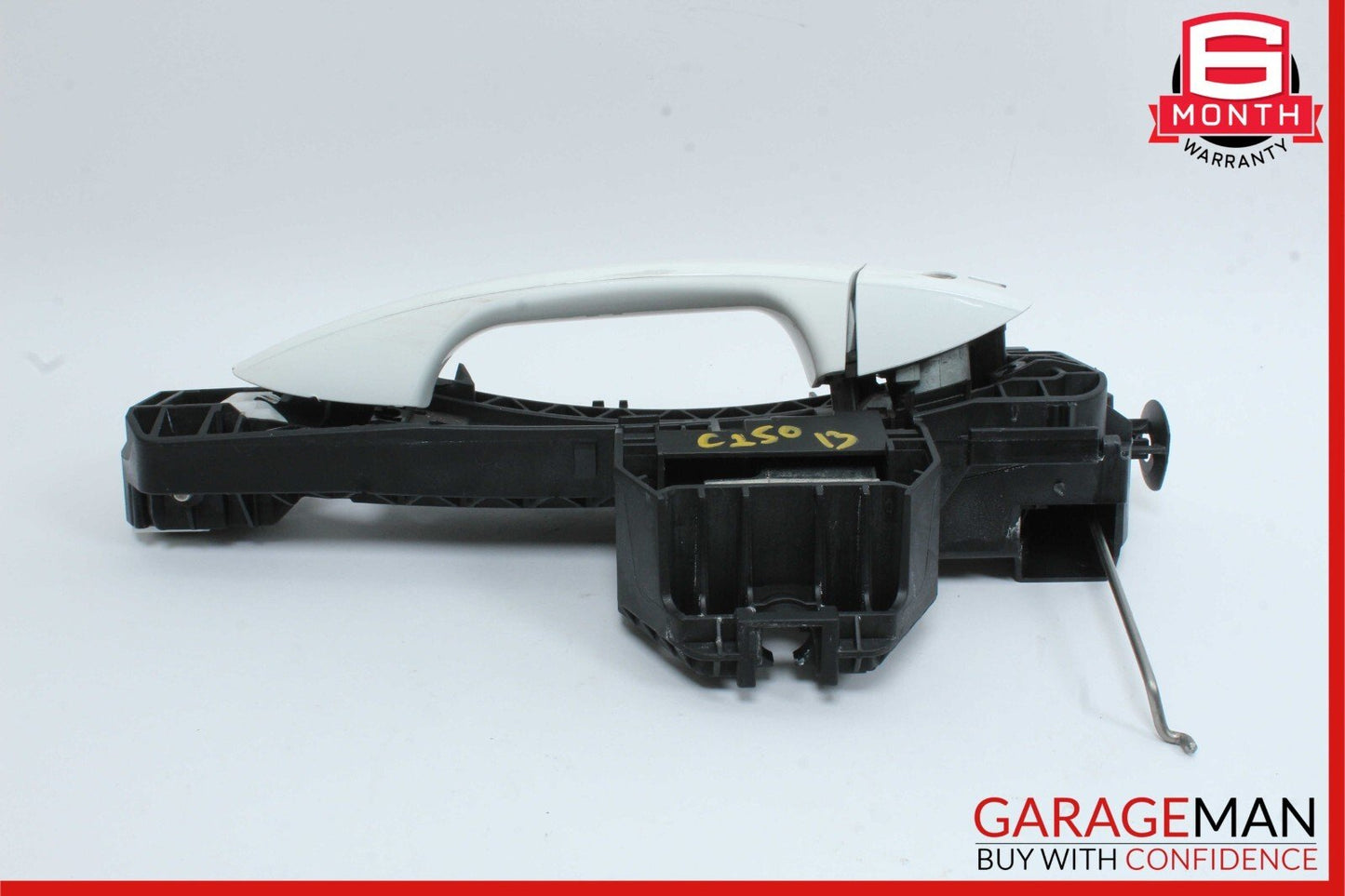 12-14 Mercedes W204 C250 C300 Front Left Side Exterior Door Handle Polar White
