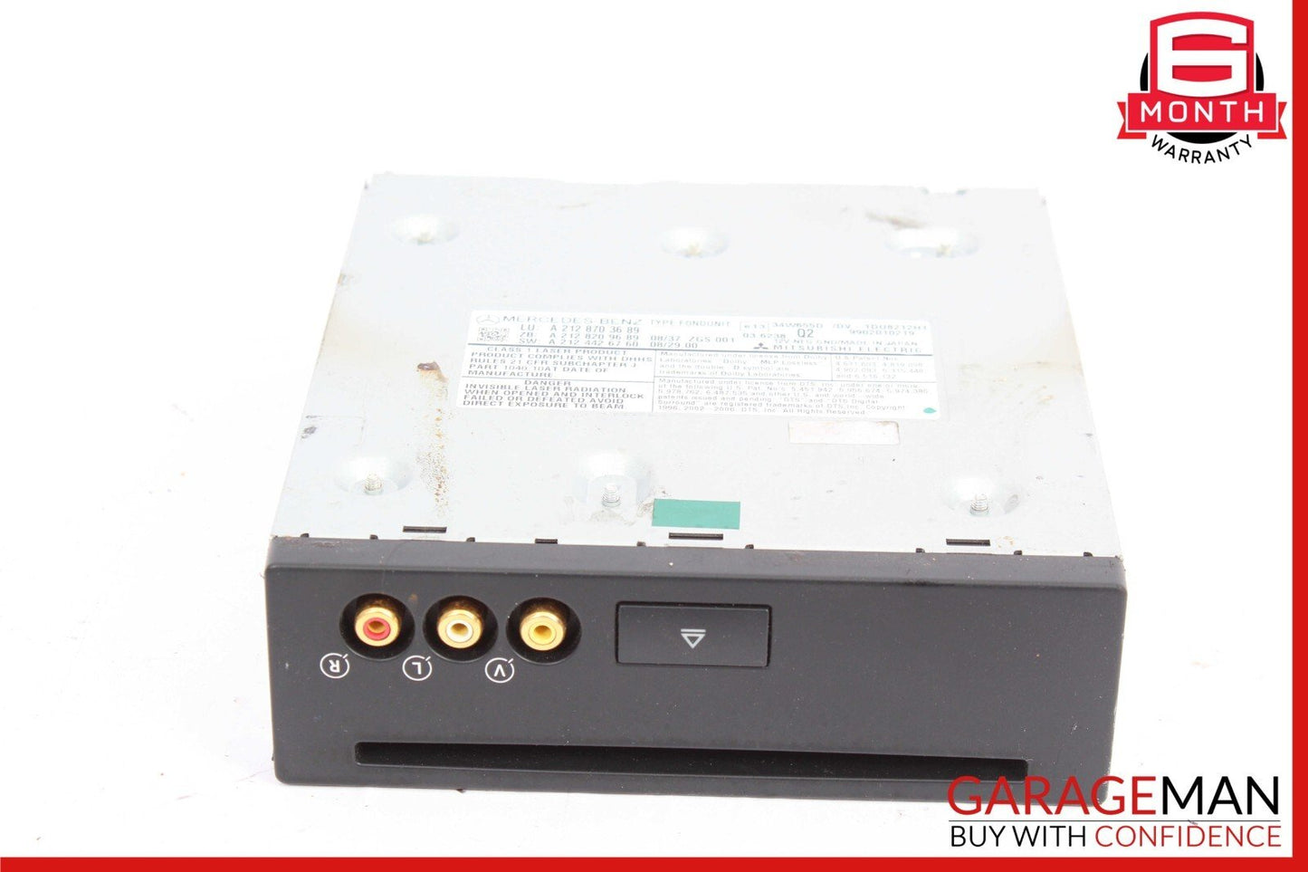 10-13 Mercedes W221 S63 AMG E350 Rear Seat DVD CD Player 2128703689 OEM