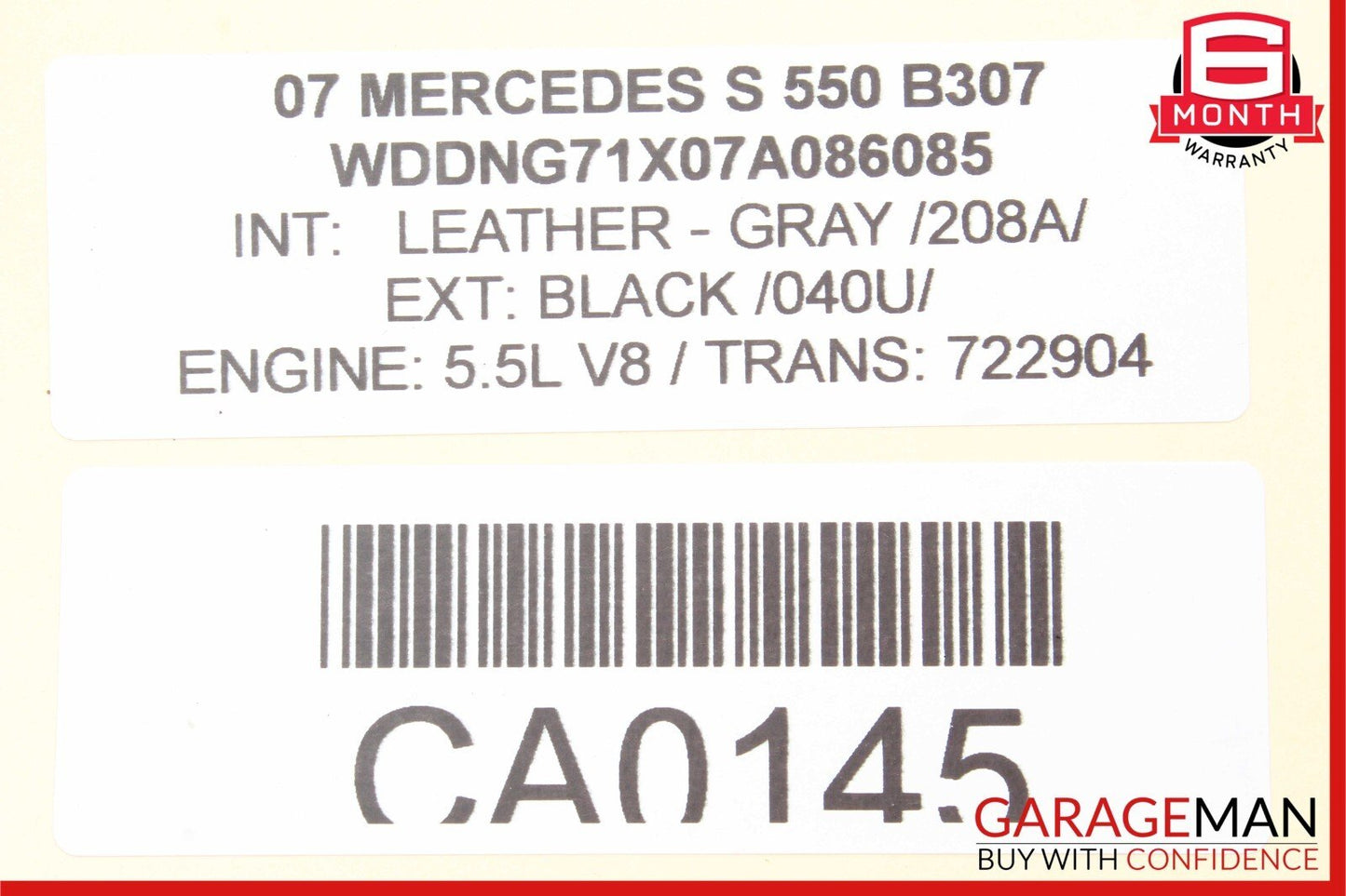 07-14 Mercedes W221 S400 S550 CL550 Electronic Parking Button Switch OEM